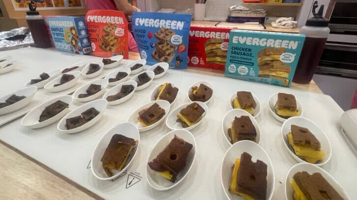 Evergreen launches Waffles 'N' Bites, continues expanding into breakfast category