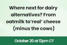 Where next for dairy alternatives?